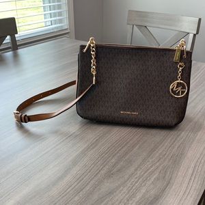 Michael Kors crossbody Brown and Tan